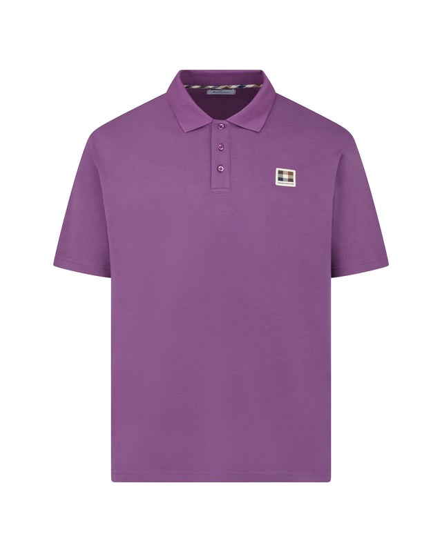 STRETCH PIQUET BADGE POLO