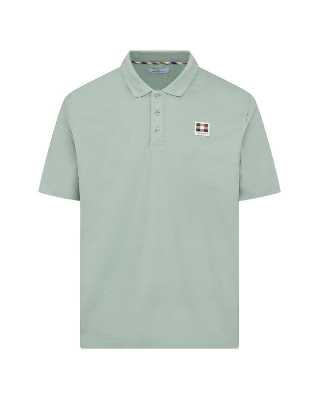 STRETCH PIQUET BADGE POLO