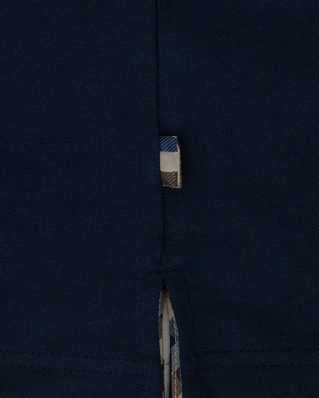 STRETCH PIQUET BADGE POLO