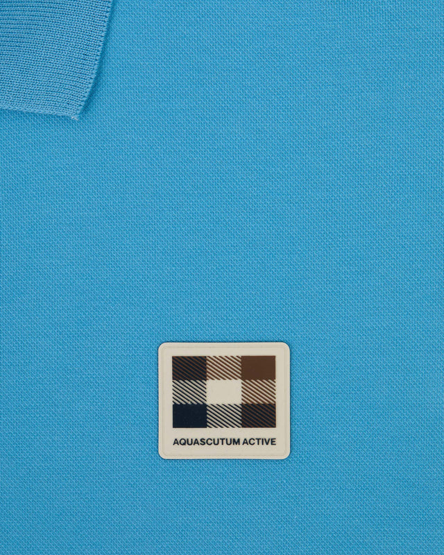 Aquascutum Active STRETCH PIQUET BADGE POLO
