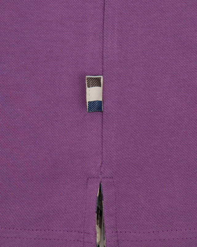 STRETCH PIQUET BADGE POLO