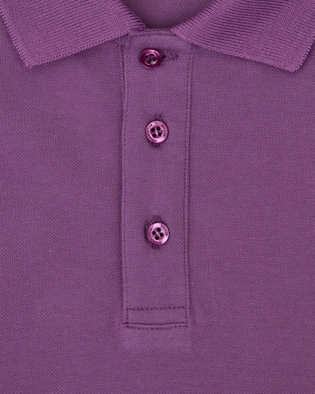 STRETCH PIQUET BADGE POLO