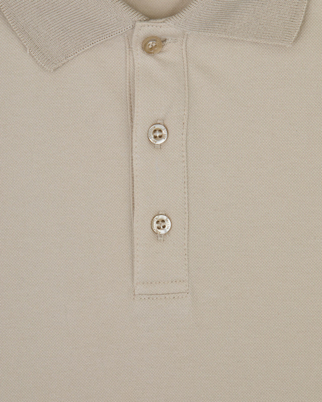 STRETCH PIQUET BADGE POLO
