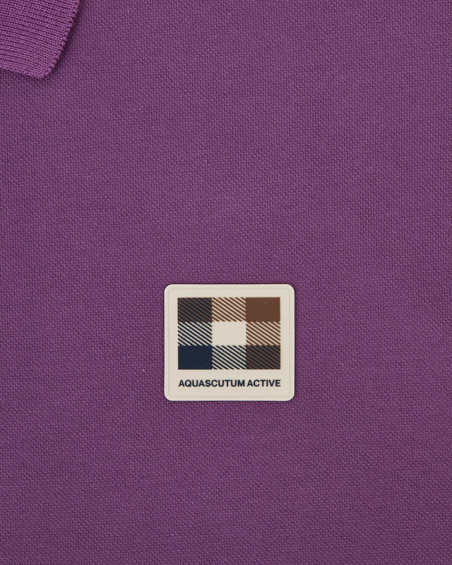 Aquascutum Active STRETCH PIQUET BADGE POLO