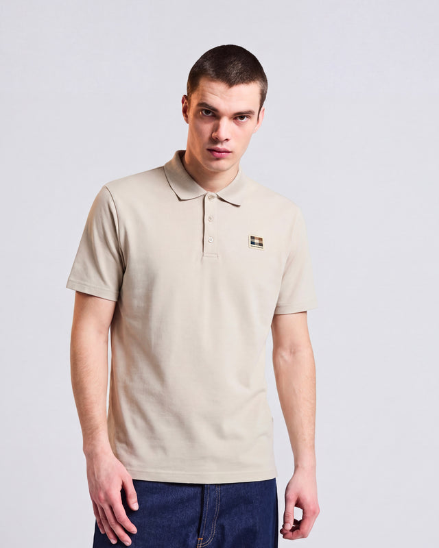 Aquascutum Active STRETCH PIQUET BADGE POLO