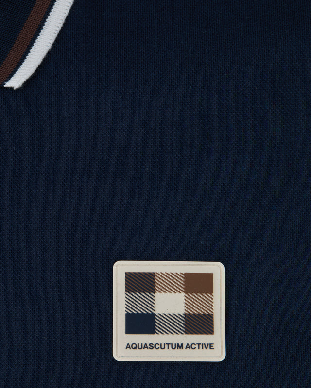 STRETCH PIQUET STRIPES POLO