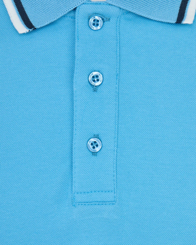 STRETCH PIQUET STRIPES POLO