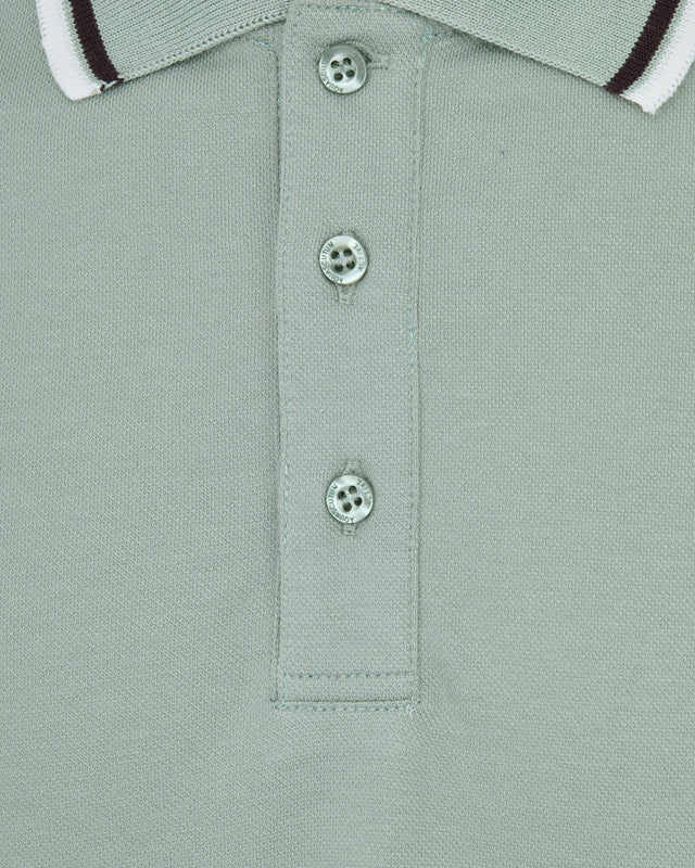 STRETCH PIQUET STRIPES POLO