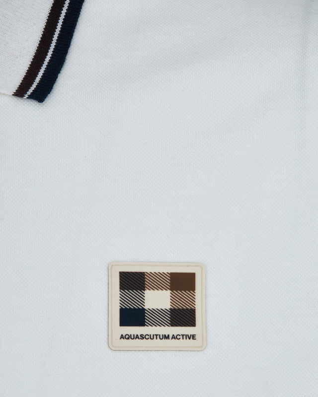 STRETCH PIQUET STRIPES POLO