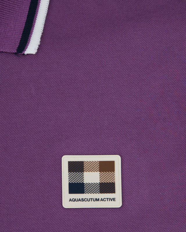 STRETCH PIQUET STRIPES POLO