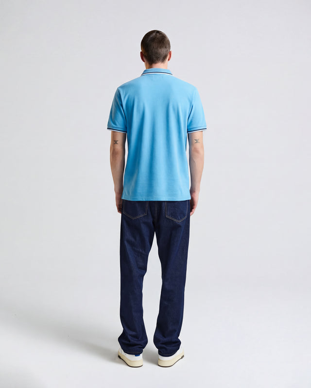 STRETCH PIQUET STRIPES POLO
