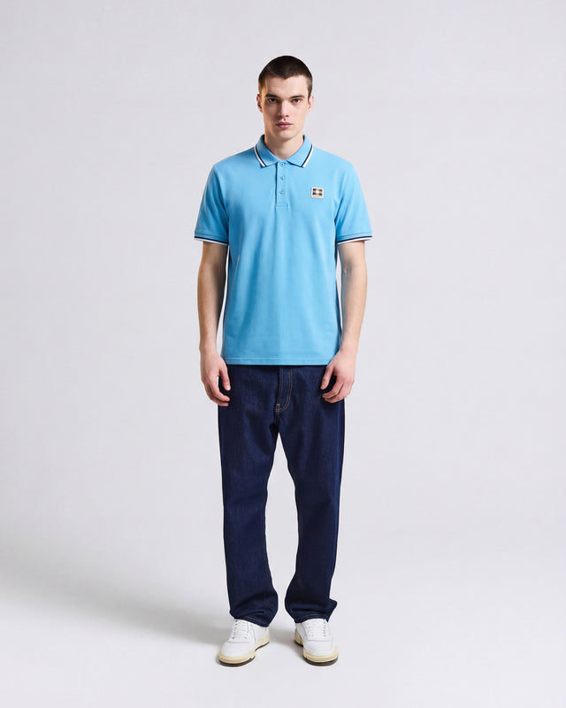 STRETCH PIQUET STRIPES POLO