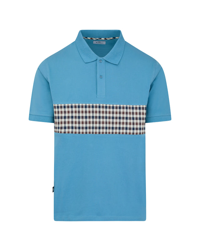 STRETCH PIQUET INSERT POLO