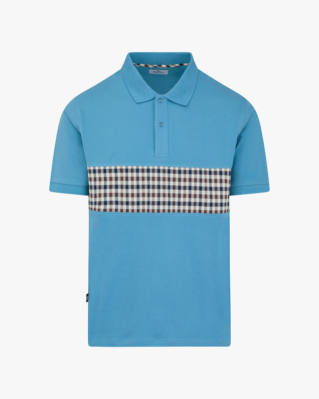 STRETCH PIQUET INSERT POLO