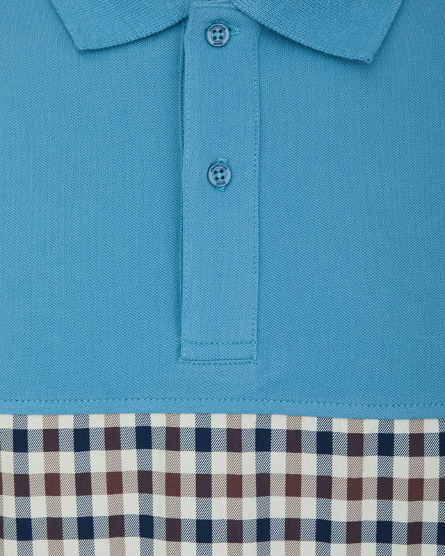 STRETCH PIQUET INSERT POLO