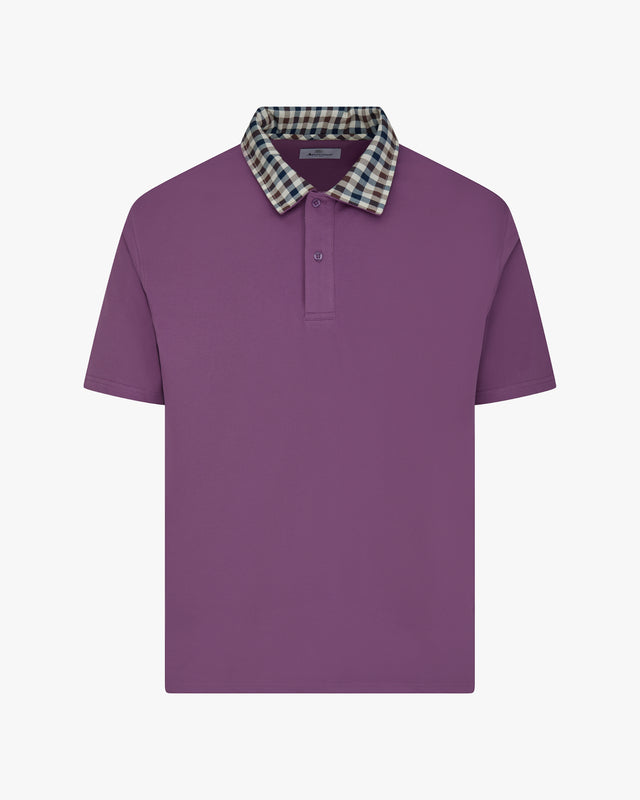 CLUB CHECK COLLAR POLO