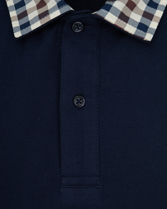 CLUB CHECK COLLAR POLO