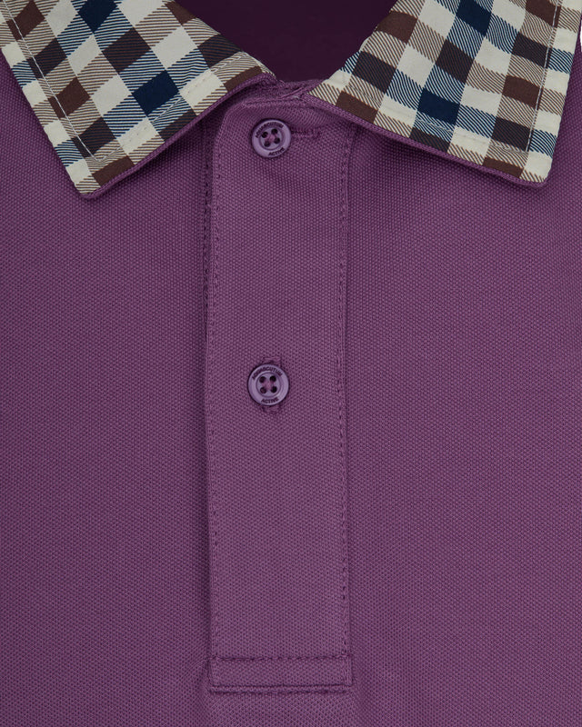 CLUB CHECK COLLAR POLO