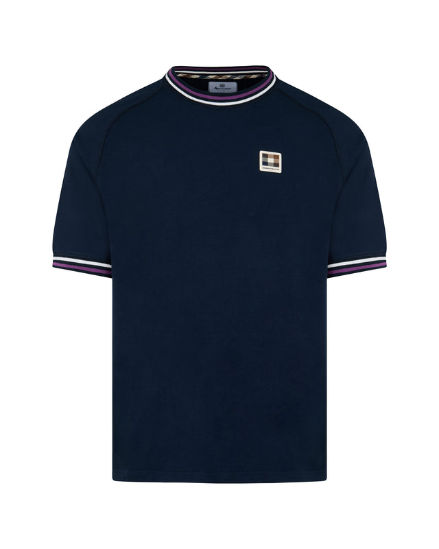 STRIPES PIQUET T-SHIRT
