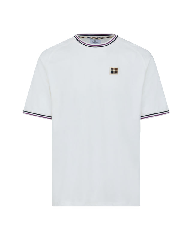 STRIPES PIQUET T-SHIRT