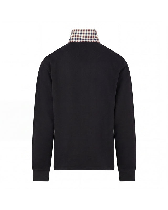HEAVY PIQUET COLLAR ZIP POLO