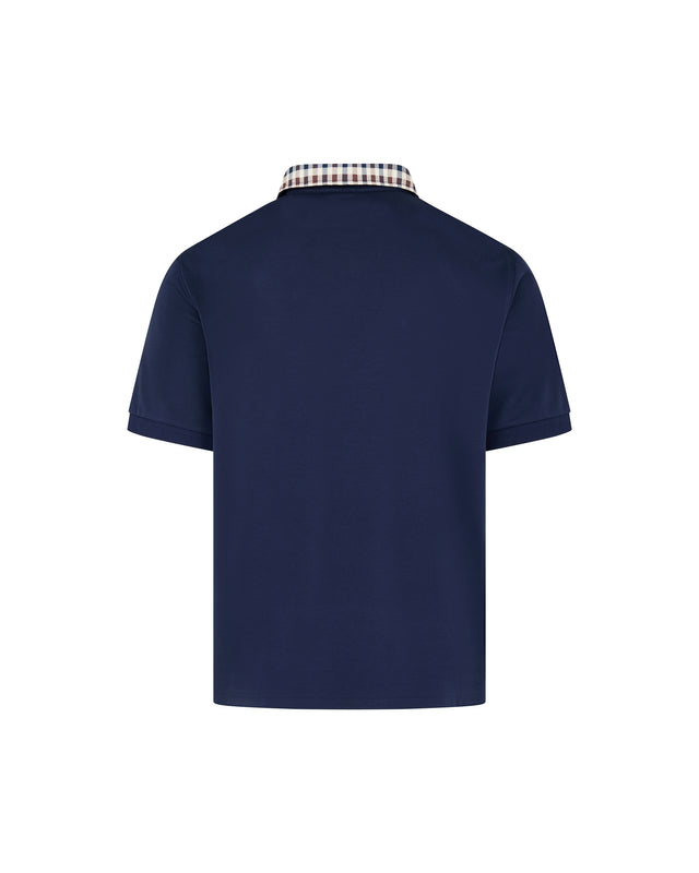 CHECK COLLAR TECH POLO