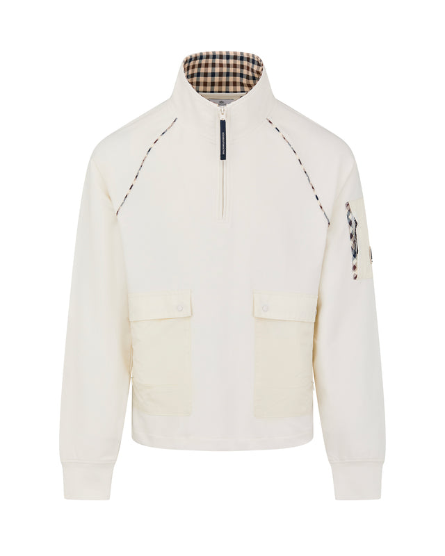 1/4 ZIP STRETCH FLEECE