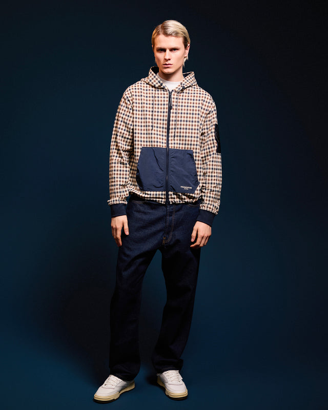 CHECK FZ STRETCH FLEECE