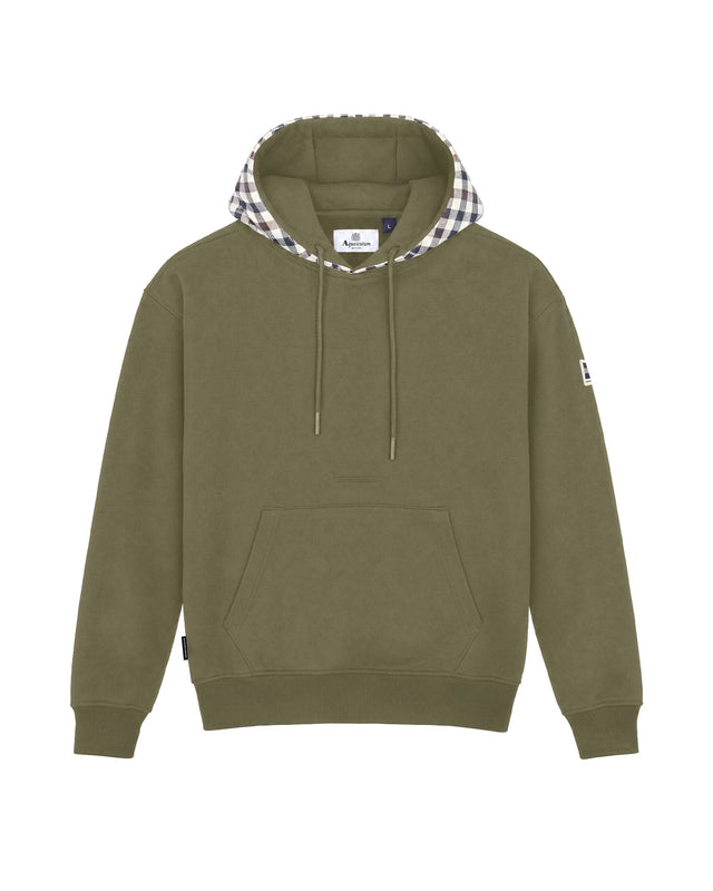 CLUB CHECK HOODIE FLEECE