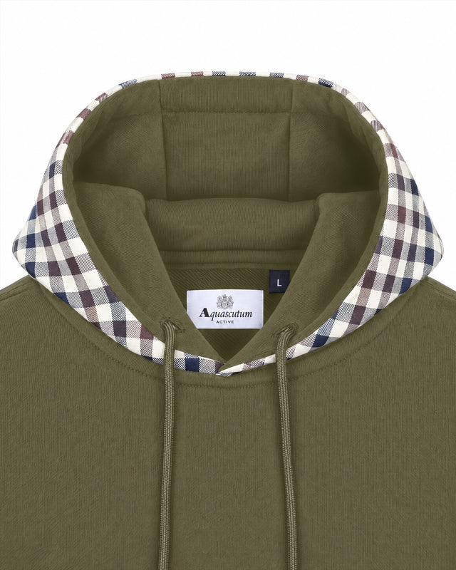 CLUB CHECK HOODIE FLEECE