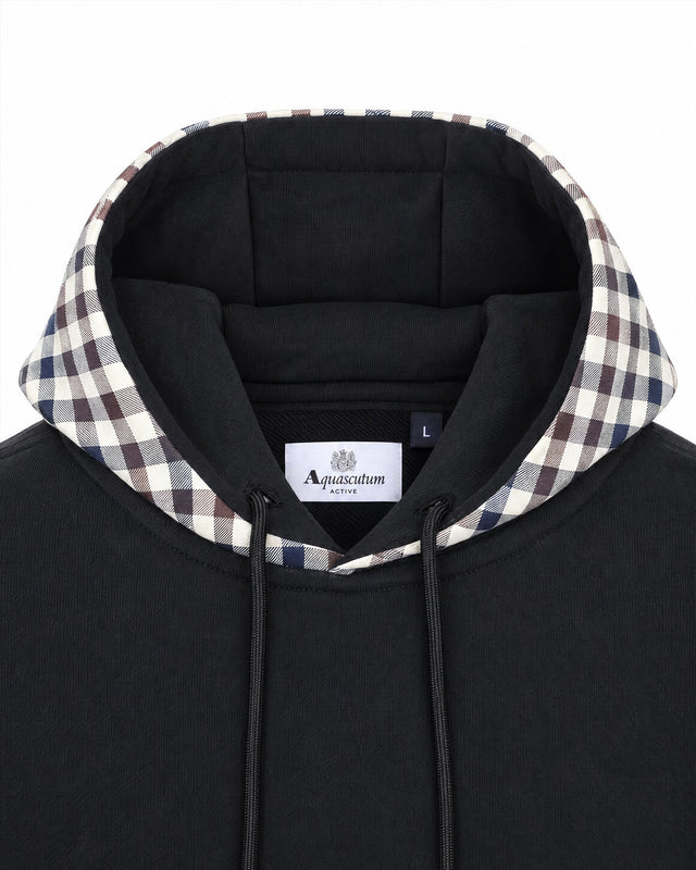 CLUB CHECK HOODIE FLEECE