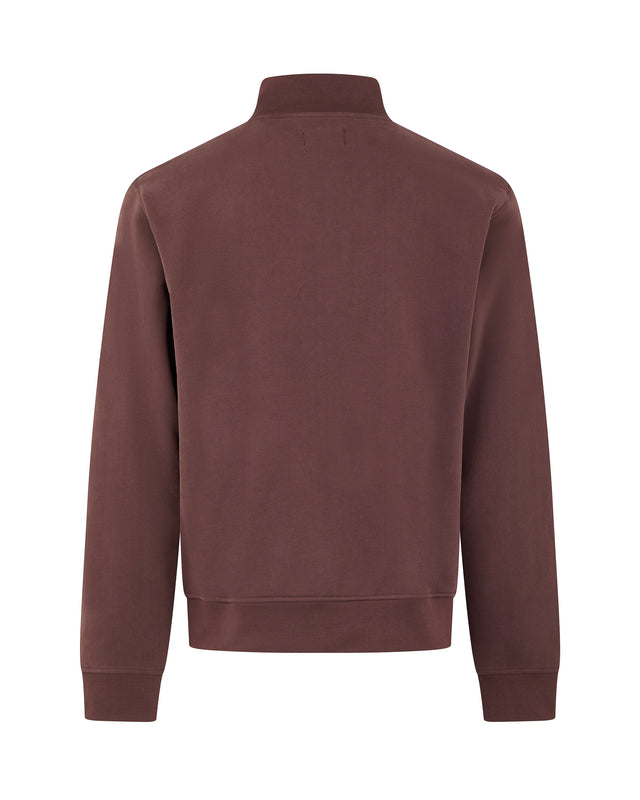 CHECK SHOULDER 1/4 ZIP FLEECE