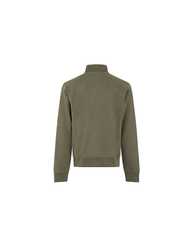 CHECK SHOULDER 1/4 ZIP FLEECE