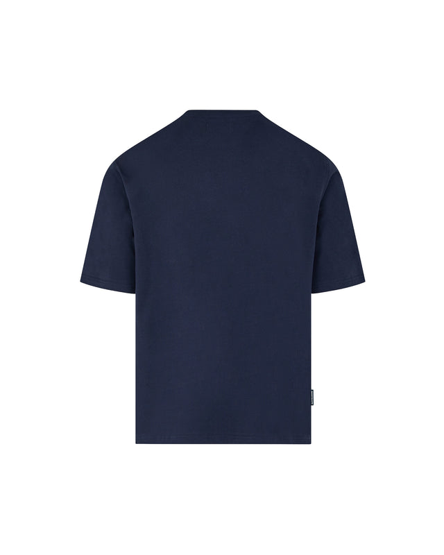 CHECK SHOULDER T-SHIRT