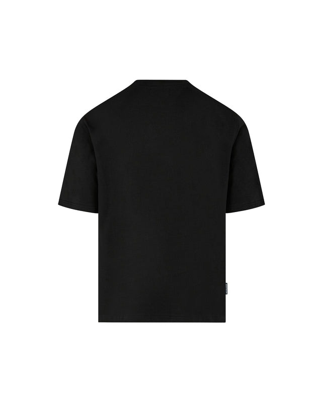 CHECK SHOULDER T-SHIRT