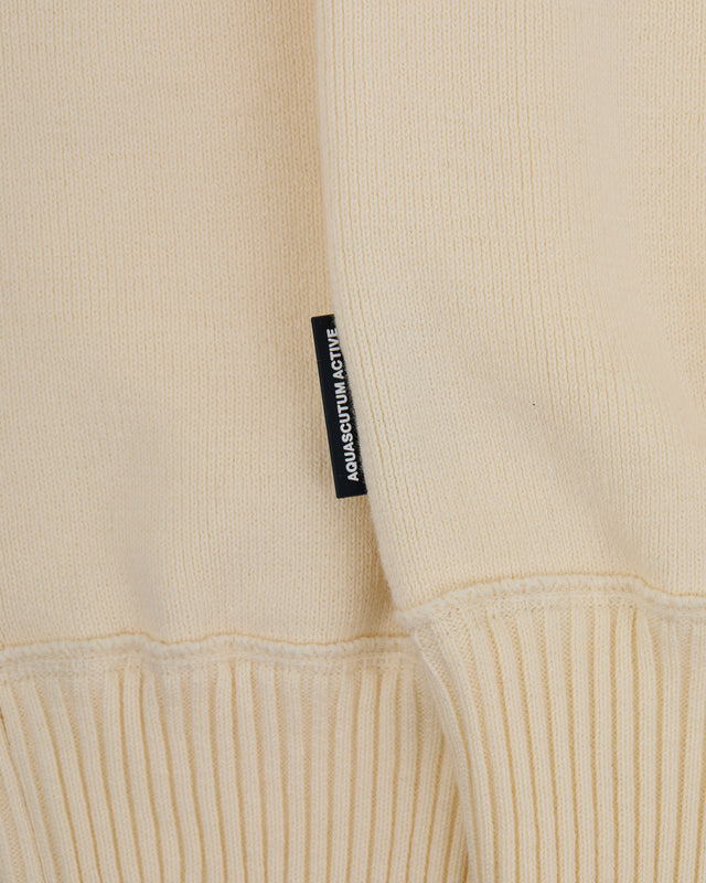 COTTON KNIT CREWNECK SWEATER