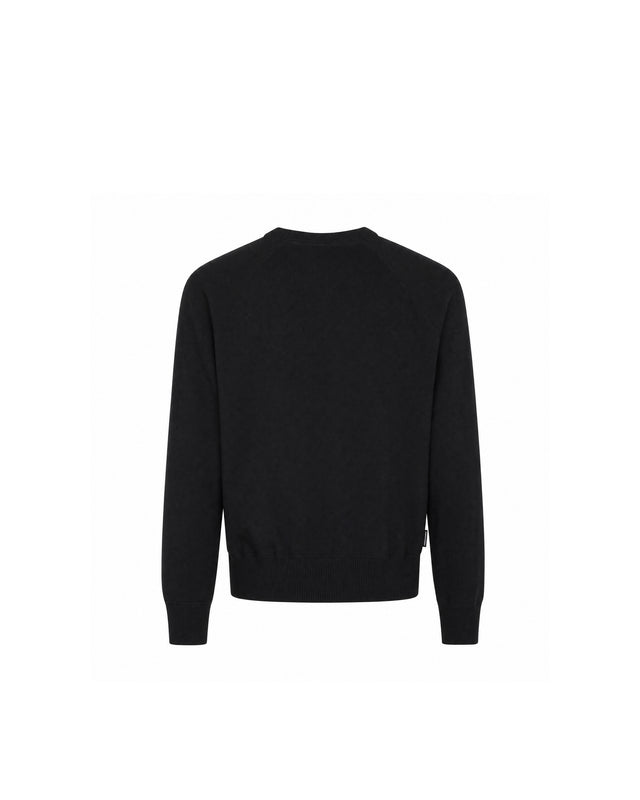 COTTON KNIT CREWNECK SWEATER