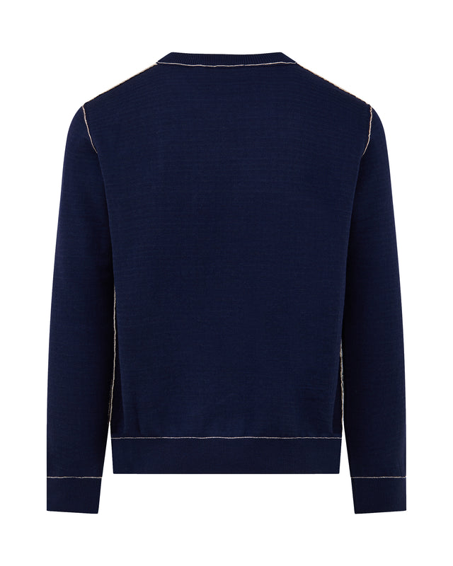 REVERSIBLE WOOL SWEATER