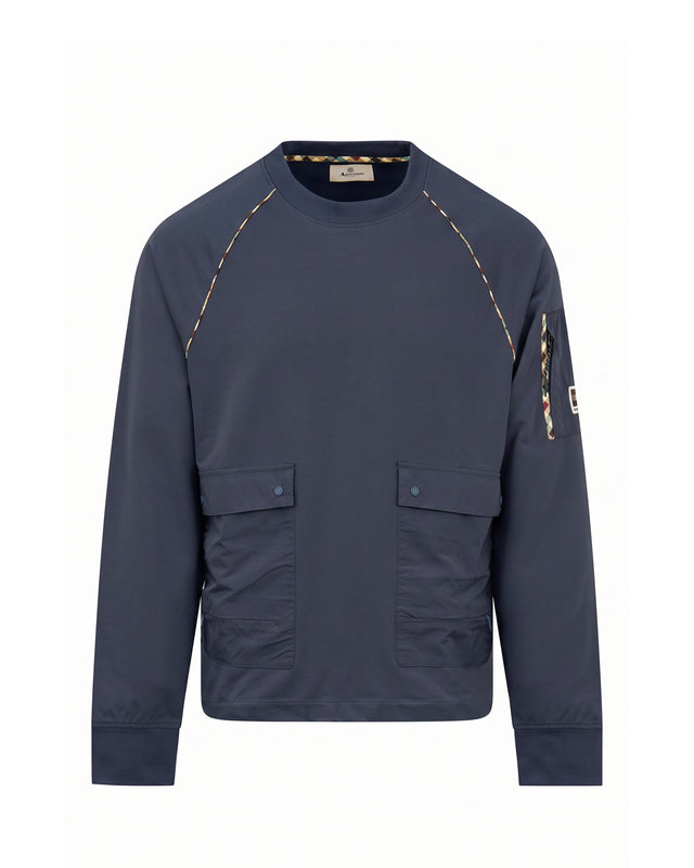 CREWNECK STRETCH FLEECE