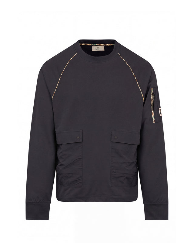 CREWNECK STRETCH FLEECE