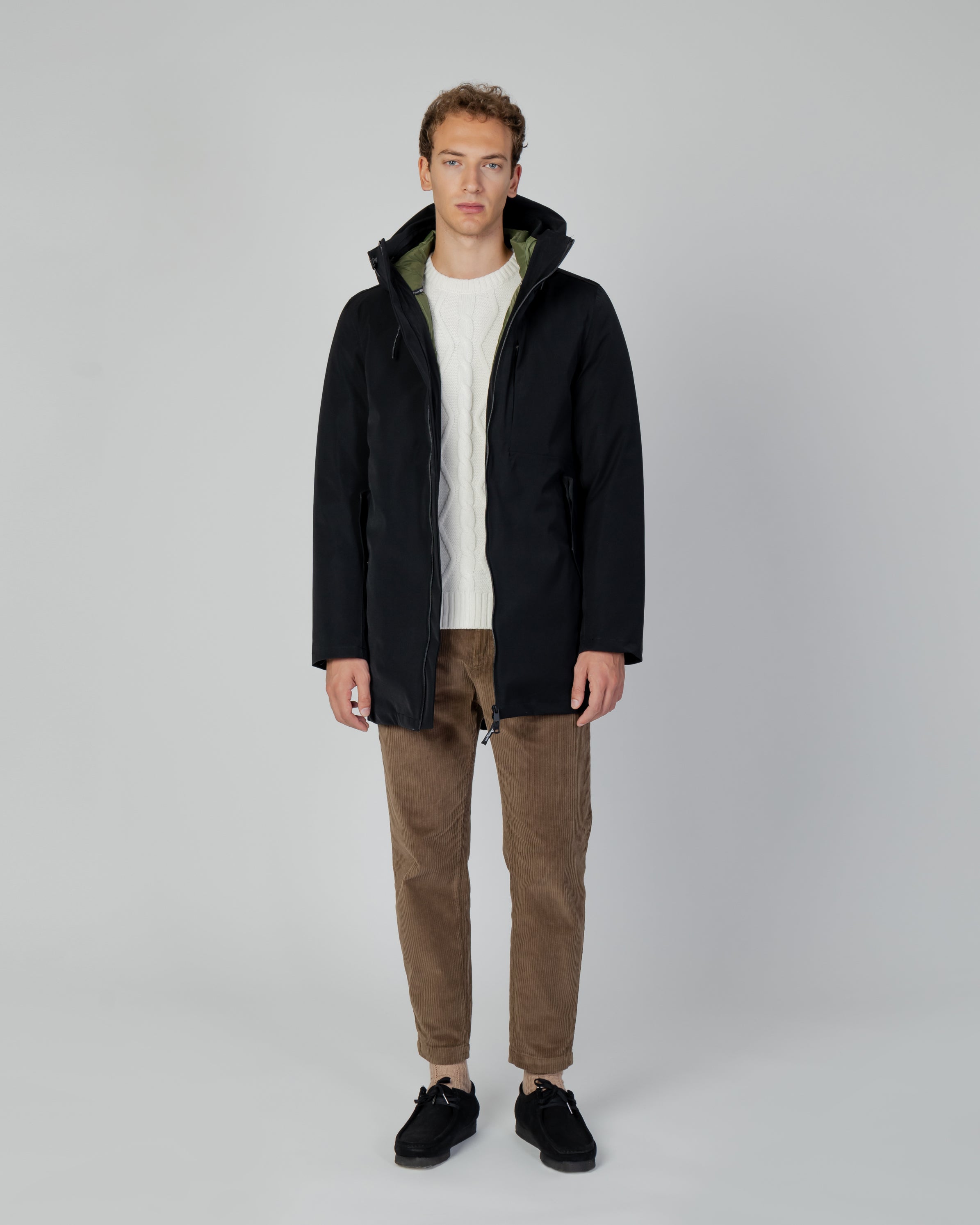 Aquascutum dexter outlet hooded parka