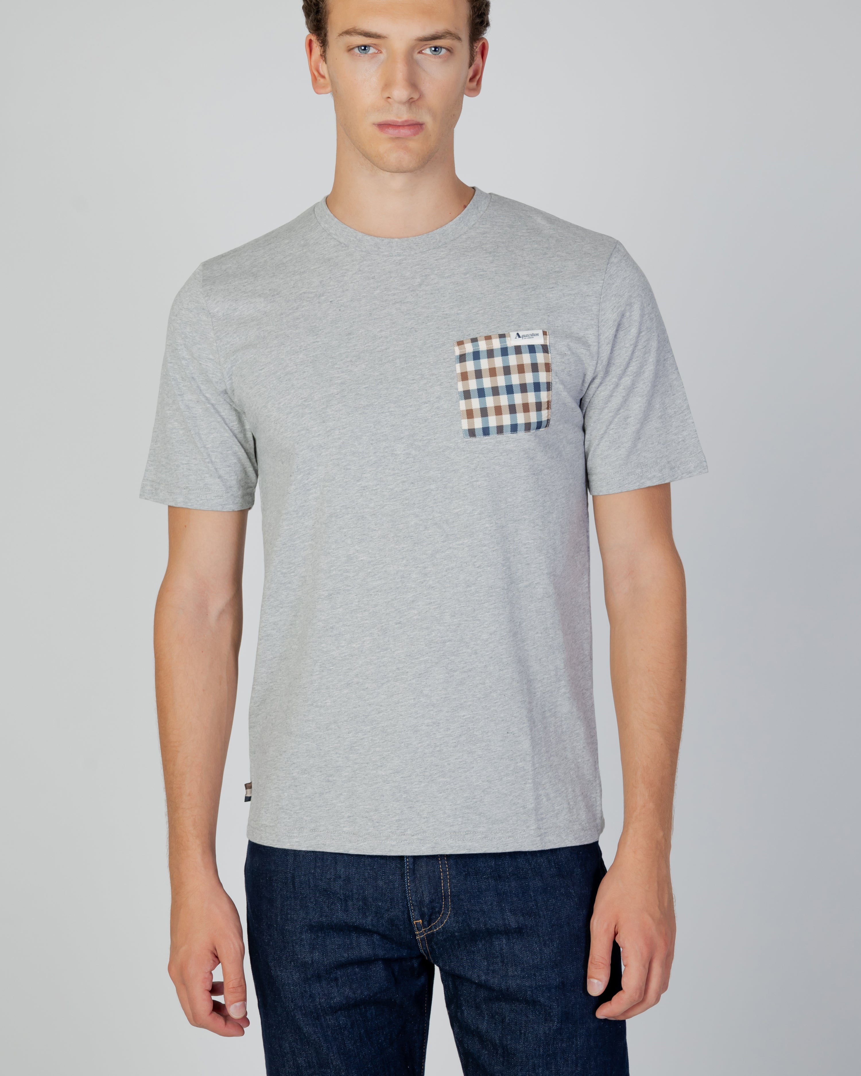 Aquascutum Active Check Pocket T shirt