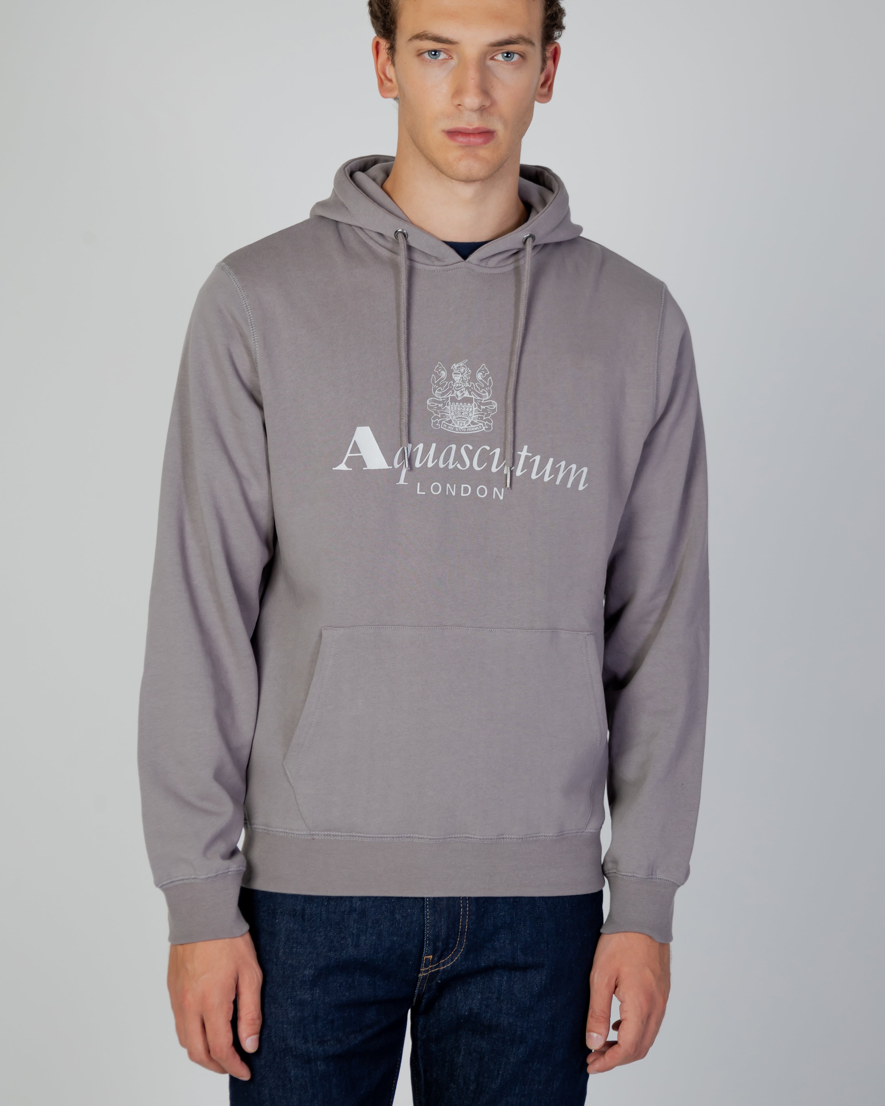 Aquascutum hoodie outlet grey