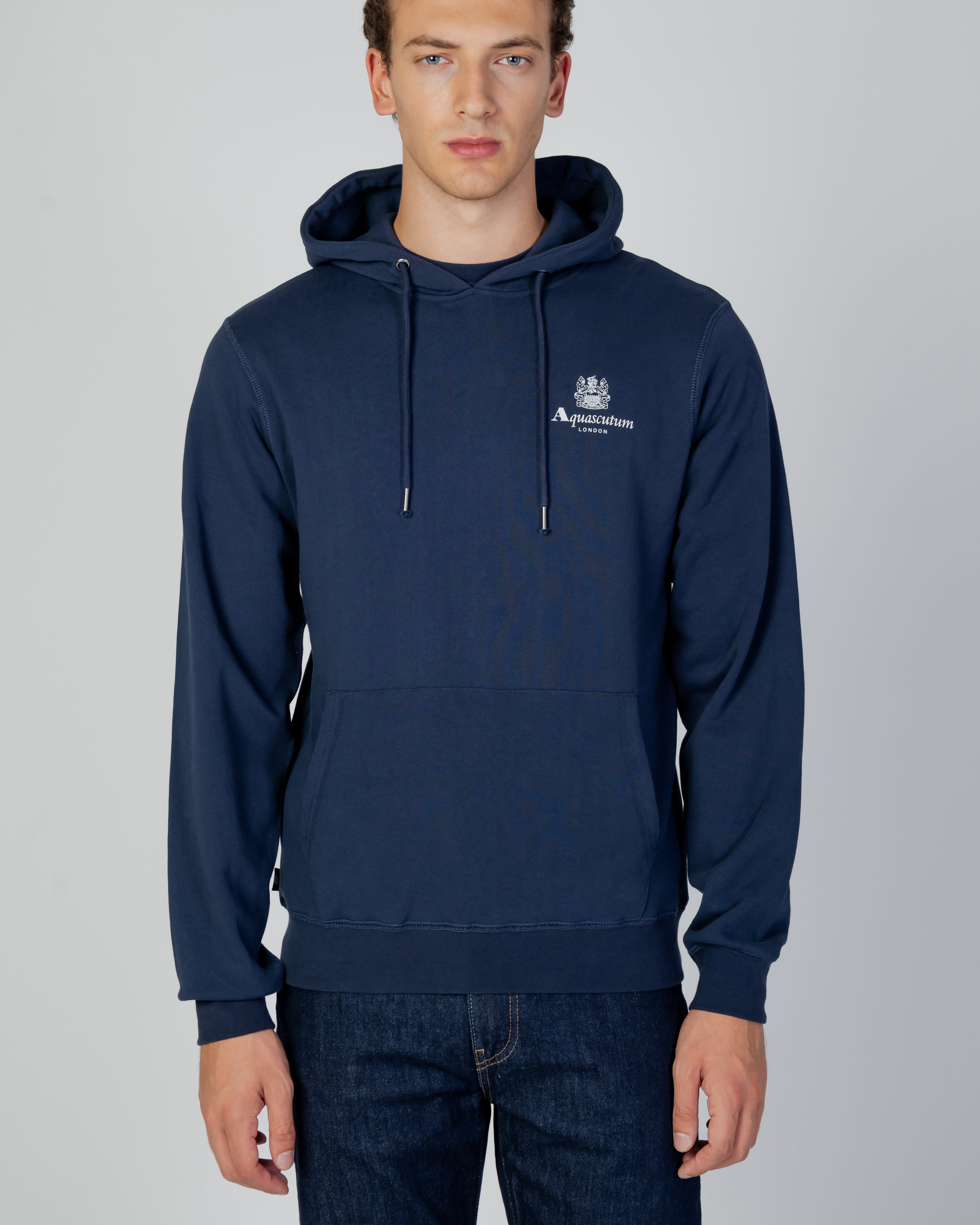 Aquascutum best sale hoodie navy