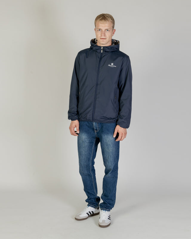 ACTIVE SAILOR CHECK REVERSIBLE JACKET