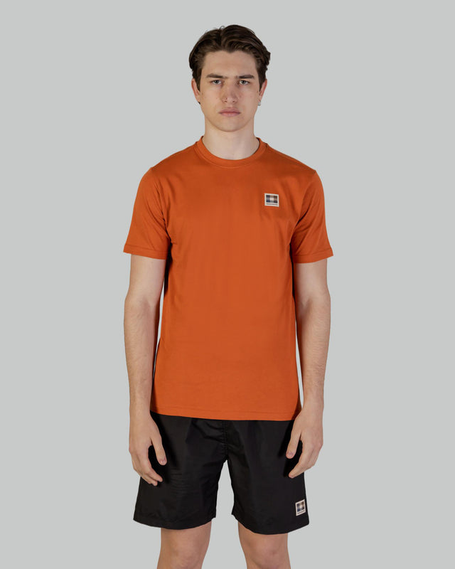 ACTIVE CLUB CHECK PATCH T-SHIRT