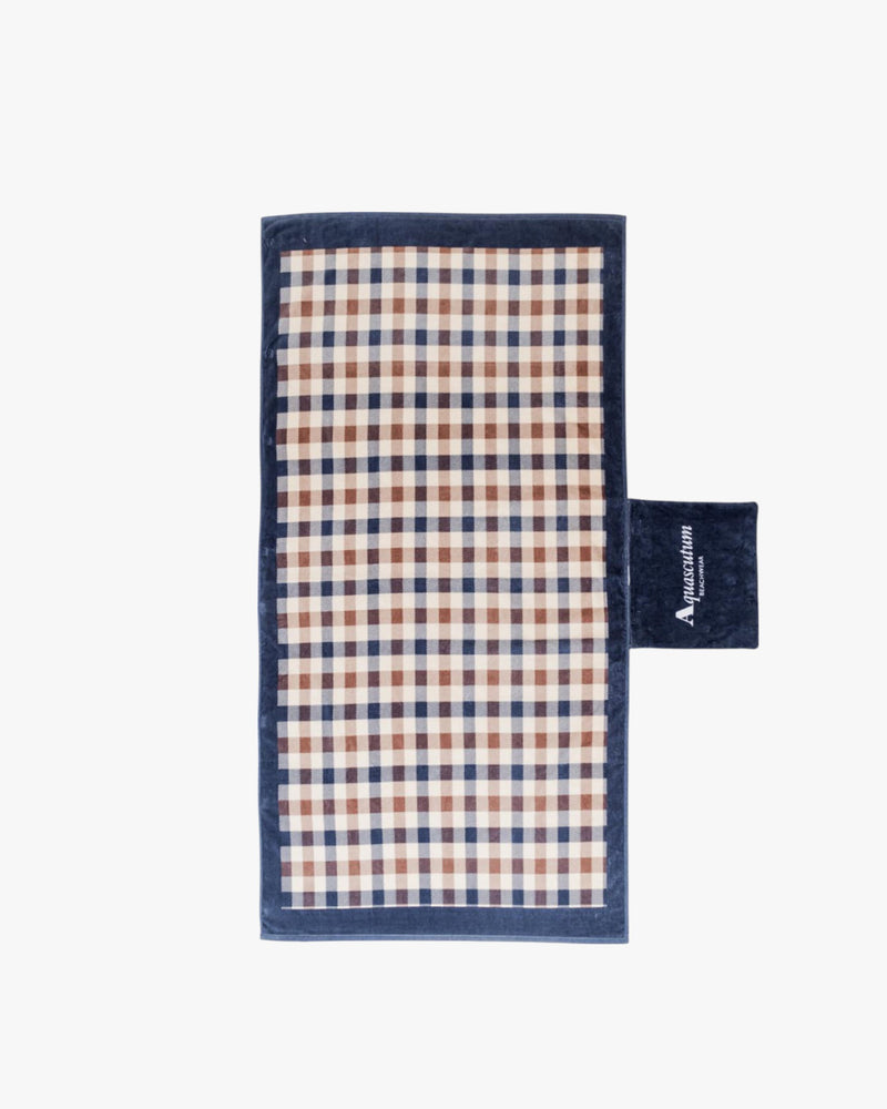 BEACH TOWEL ICONIC CHECK