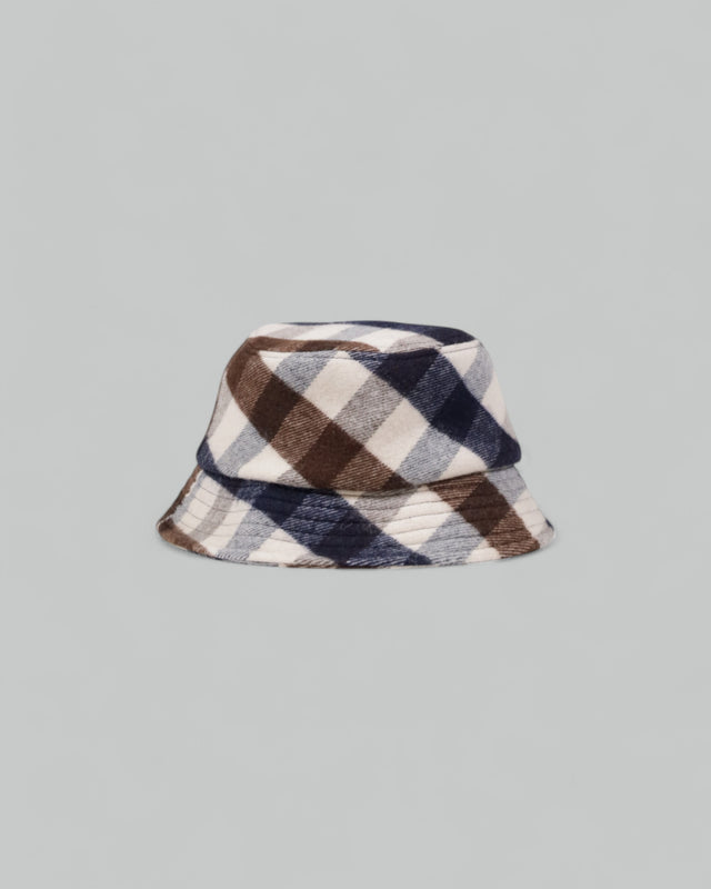 CLUB CHECK BUCKET HAT