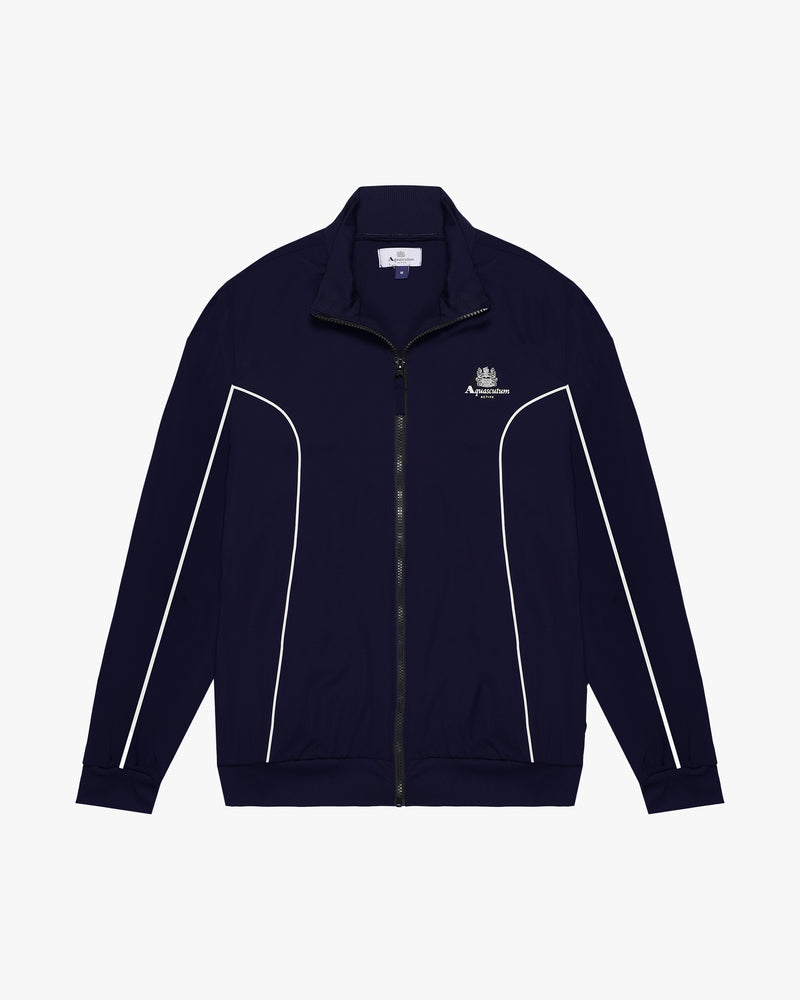 STRETCH STRIPES MOCKNECK