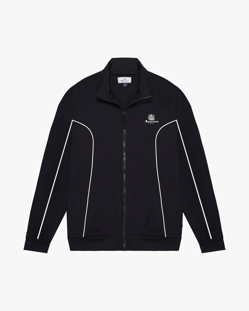 STRETCH STRIPES MOCKNECK